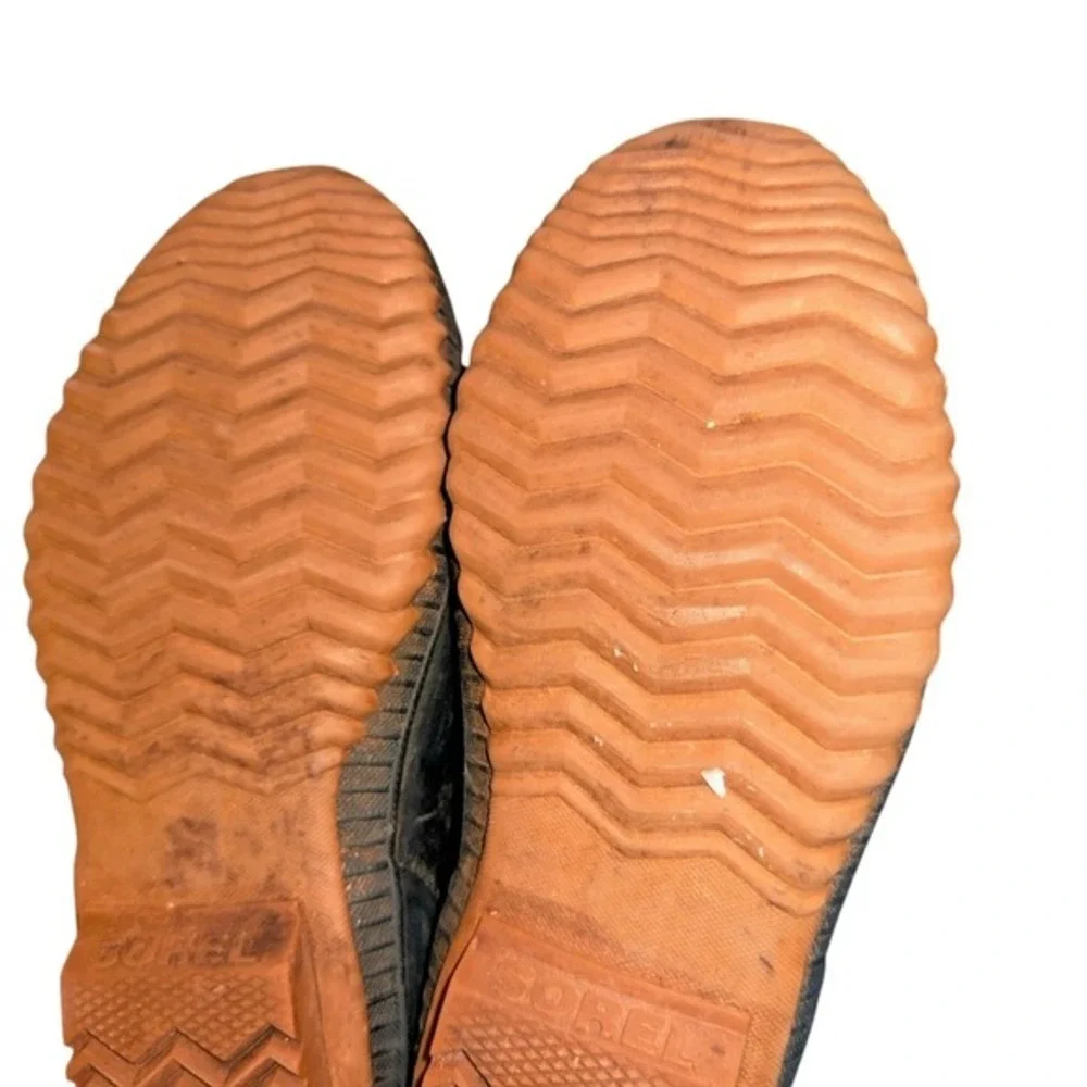Sorel Cheyanne‎ II Lace Duck Boot Women 6 Pre-Owned Winter Tan Waterproof Suede